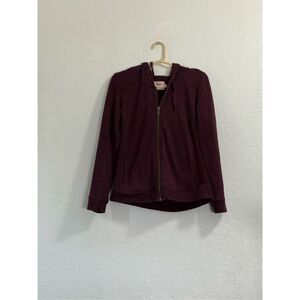 Ugg Clara purple red zipper hoodie sweat jacket sz small